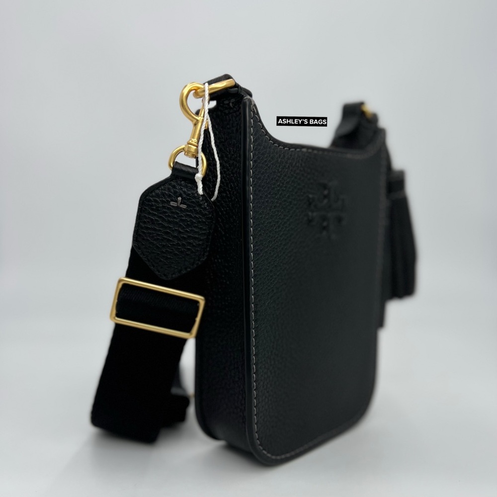 Tory Burch Thea Cellphone Crossbody In Black - Picture 4 of 10